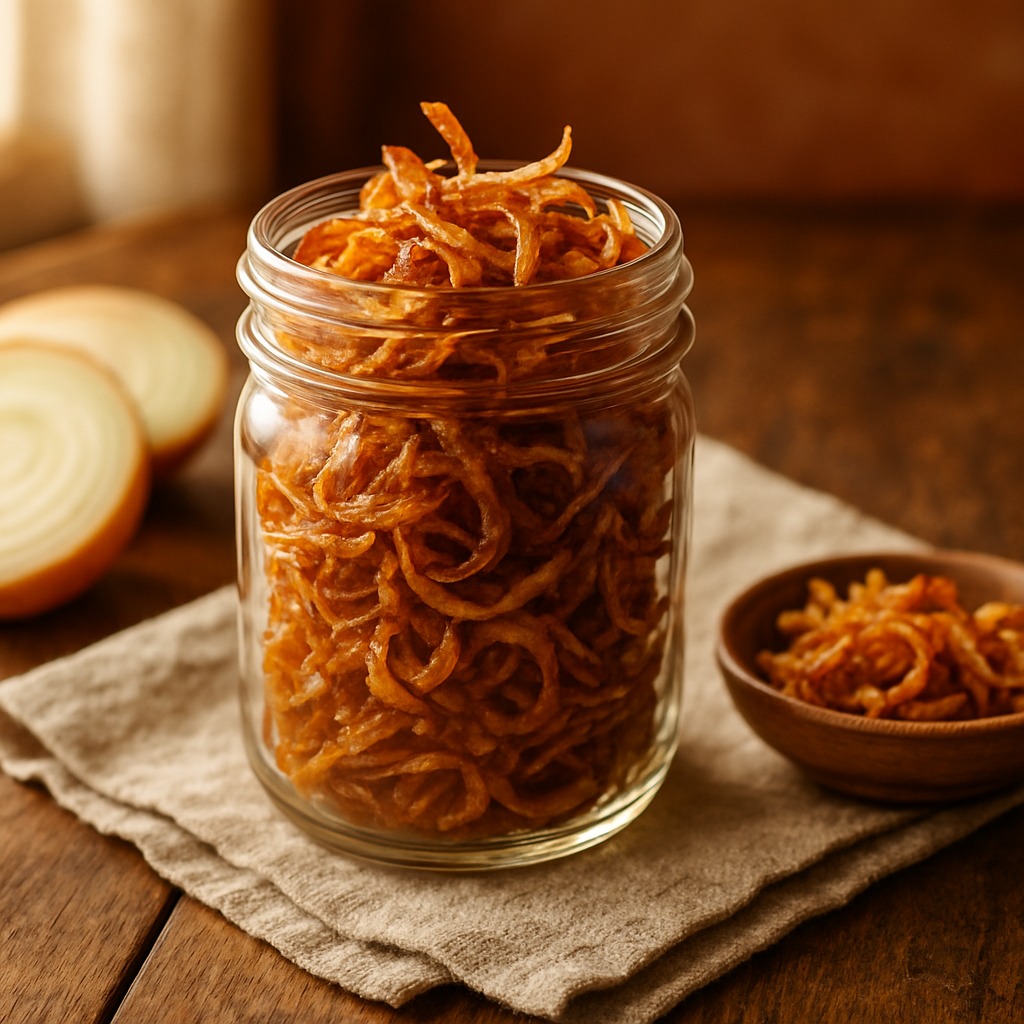 Crispy Onion Sprinkle - a crunch brick from the Food Bricks meal prep system