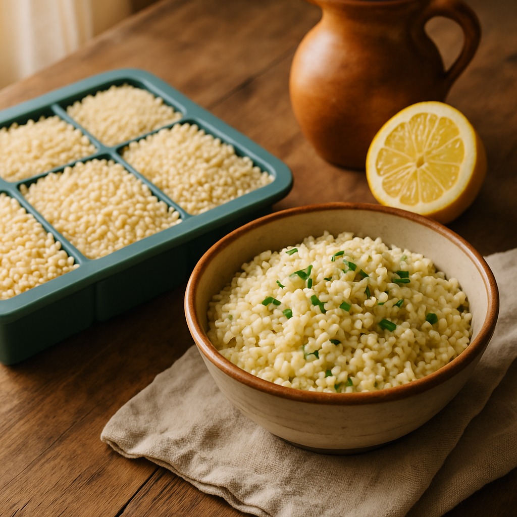 Lemon Couscous - a carb brick from the Food Bricks meal prep system