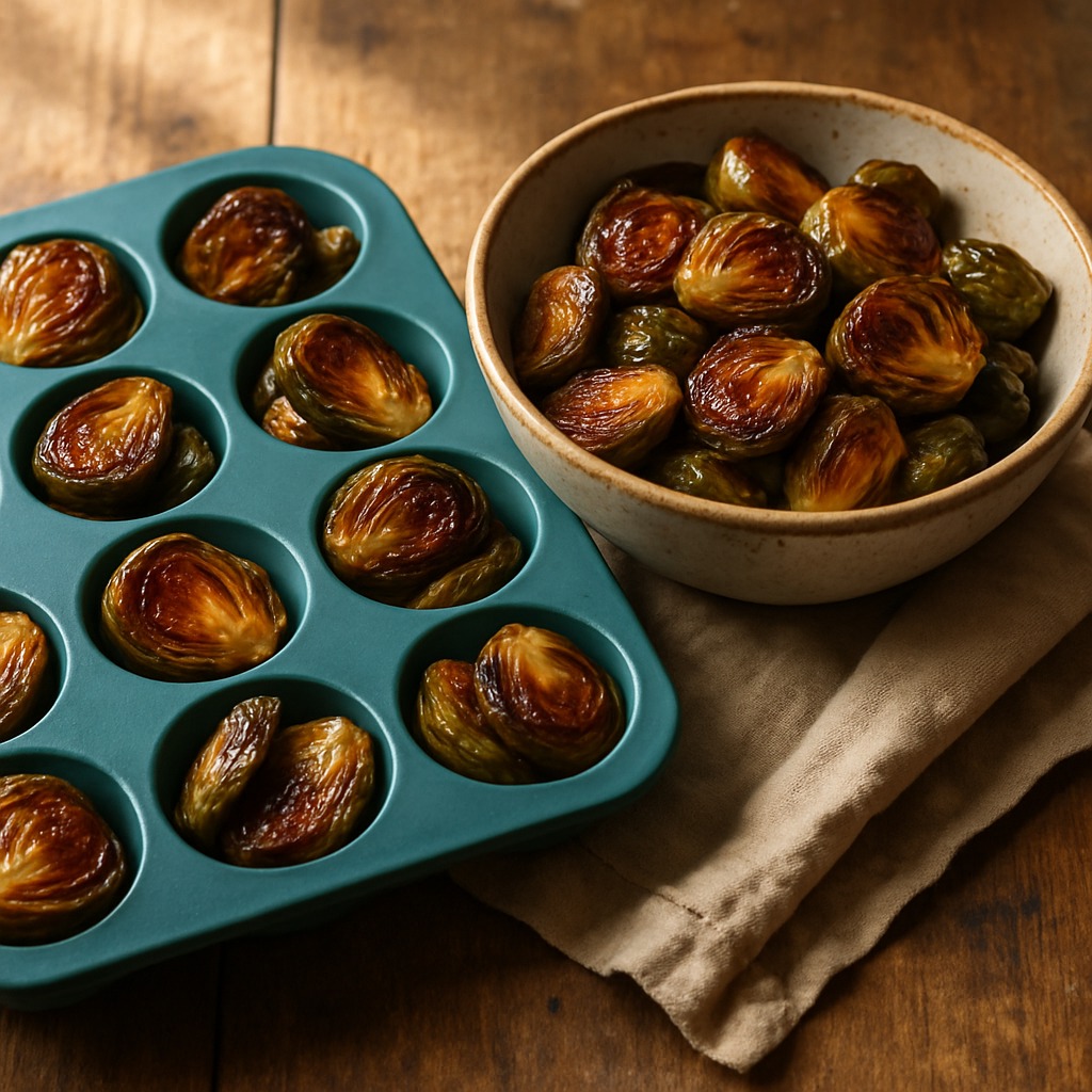 Maple Roasted Brussels - a veg brick from the Food Bricks meal prep system